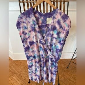 Chaser Tie-Dye Wrap Dress